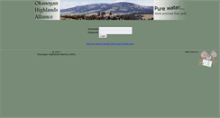 Desktop Screenshot of database.okanoganhighlands.org